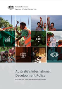 Australia’s International Development Policy